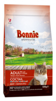 Bonnie Dana Etli 500 gr Kedi Maması kullananlar yorumlar